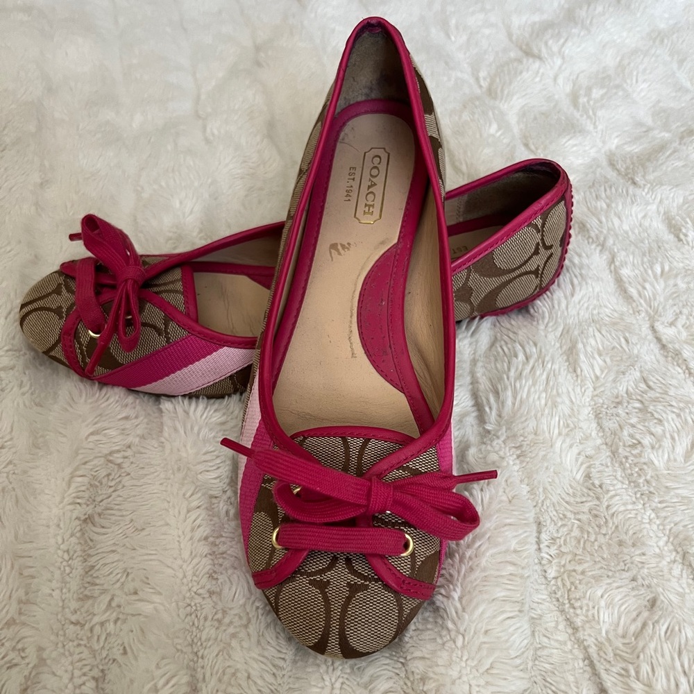 Coach ballet flats